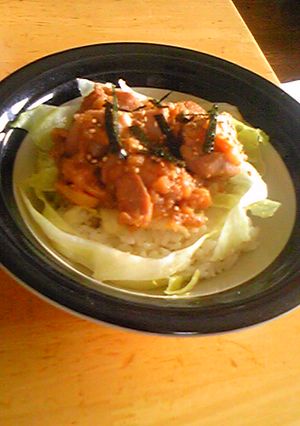 から揚げのお肉が余ったら→鶏しぐれ丼♪-レシピのメイン写真