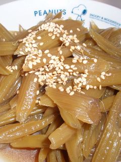 蕗の炒め煮-レシピのメイン写真