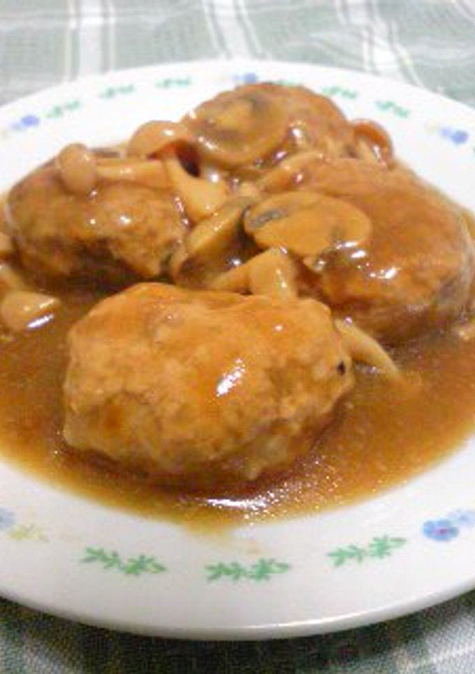 かんたん和風煮込みハンバーグ-レシピのメイン写真