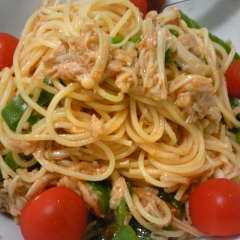 รูปของ 簡単！生姜風味のツナパスタ