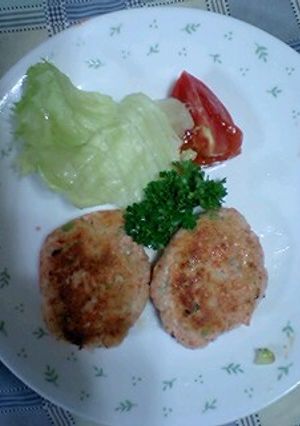 鮭のハンバーグ-レシピのメイン写真