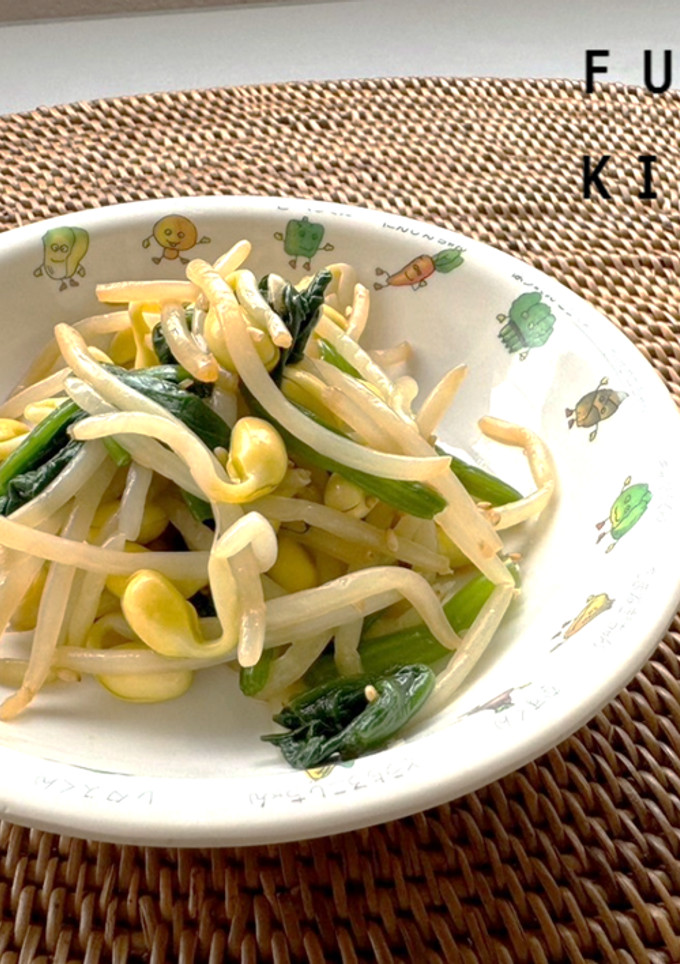 大豆もやしとほうれん草のナムル-レシピのメイン写真
