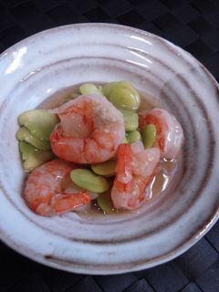 海老とそら豆の煮物-レシピのメイン写真