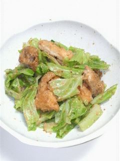 キャベツと油揚げの胡麻和え-レシピのメイン写真