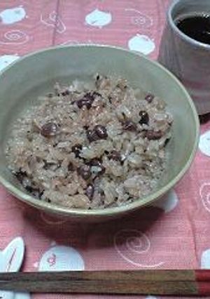 かんたん！　小豆ご飯-レシピのメイン写真