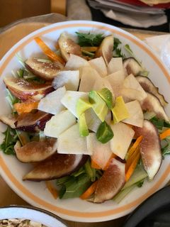 無花果と林檎と水菜とセロリのサラダ-レシピのメイン写真