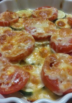 ズッキーニとトマトのチーズ焼き-レシピのメイン写真