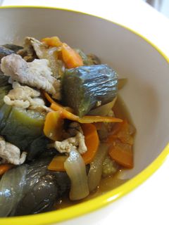 おふくろの味★なすと豚肉の煮物-レシピのメイン写真