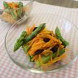 アスパラガスとにんじんのフレンチサラダ