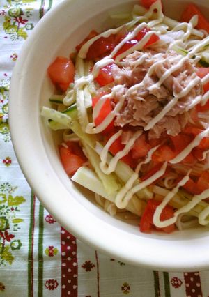 ♡ツナとトマトのサラダそうめん♡-レシピのメイン写真