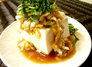ザーサイと葱の中華だれ冷奴しそ風味-レシピのメイン写真