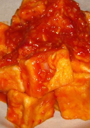 海老や肉に負けない高野豆腐のチリソース-レシピのメイン写真