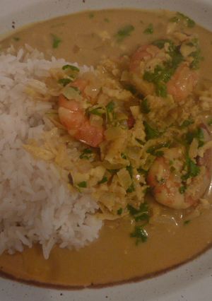 ココナッツとエビカレー-レシピのメイン写真