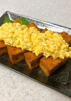 厚揚げ焼き南蛮♪らっきょうタルタルで-レシピのメイン写真