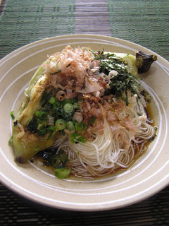 焼きなすの ぶっかけそうめん♪-レシピのメイン写真