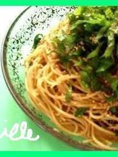 シソゴマ☆冷製パスタ-レシピのメイン写真