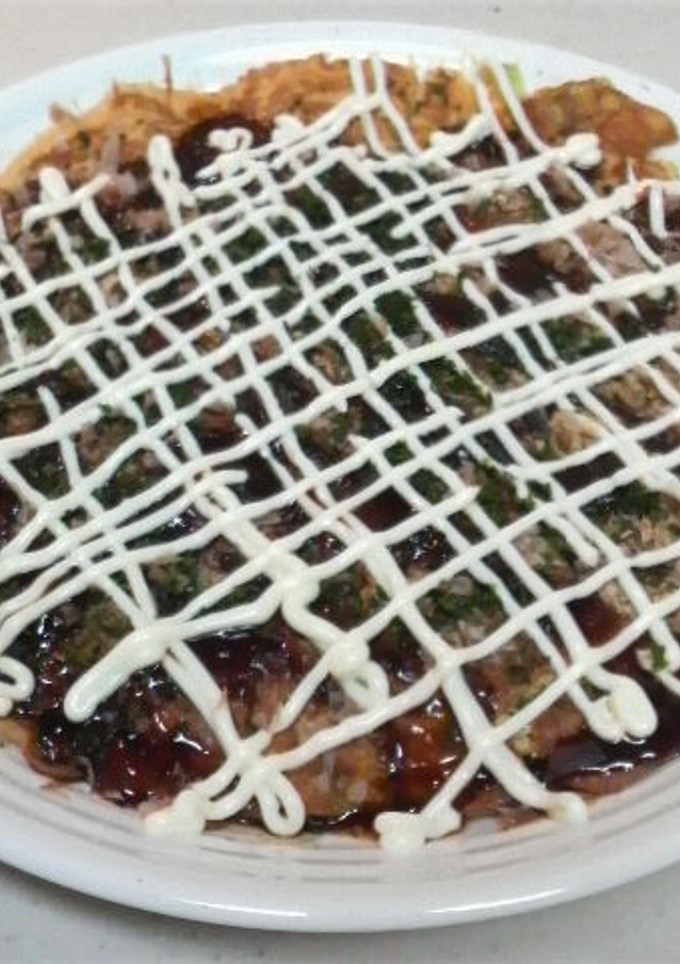 ねぎのお好み焼き風☆卵焼き☆-レシピのメイン写真