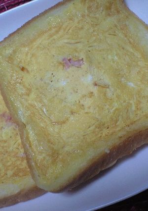 トロトロチーズ＆卵のトースト-レシピのメイン写真