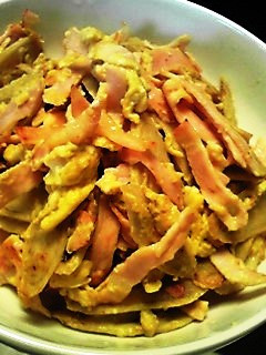 ★ごぼうとハムと玉子の炒め物★-レシピのメイン写真