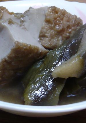 茄子と厚揚げの煮物-レシピのメイン写真