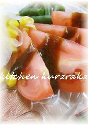切るだけトマトの酢味噌かけ-レシピのメイン写真