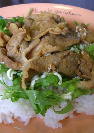 『だけ』　丼-レシピのメイン写真