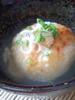 あさりスープかけ焼きむすび-レシピのメイン写真