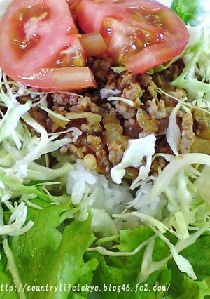 ピリ辛★簡単♪美味しい私流のタコライス-レシピのメイン写真