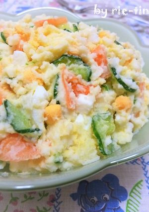 ❤みんな大絶賛のポテトサラダ❤コツあり♫-レシピのメイン写真