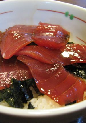 レンジでかんたん寿司酢&漬けダレ、鉄火丼-レシピのメイン写真