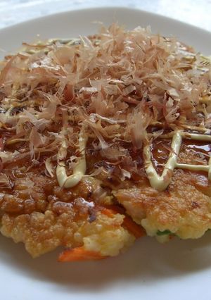 ごはんでお好み焼き風-レシピのメイン写真