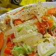 しらすと野菜のオリーブオイル炒め