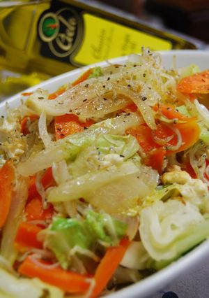 しらすと野菜のオリーブオイル炒め-レシピのメイン写真