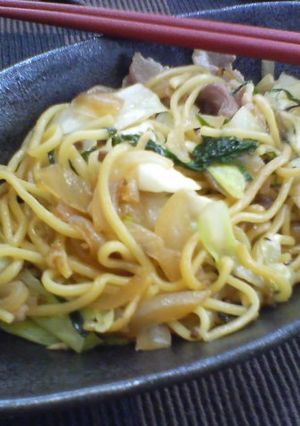 大葉にんにく醤油de和風焼きそば-レシピのメイン写真