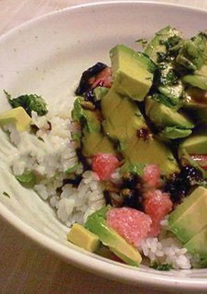 アボカドとネギトロマグロのcafe風丼-レシピのメイン写真
