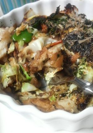 お好み焼き！？なパングラタン♪♪-レシピのメイン写真