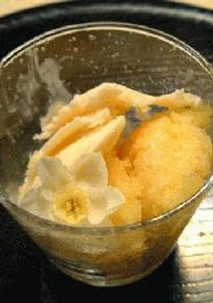黄桃のシャーベット-レシピのメイン写真