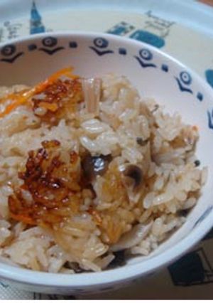 なめたけ＆油揚げの炊き込みご飯☆-レシピのメイン写真