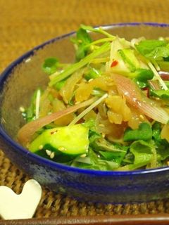 即席!中華クラゲのアレンジサラダ風☆-レシピのメイン写真