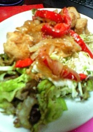鶏肉とパプリカのごちそうサラダ★-レシピのメイン写真