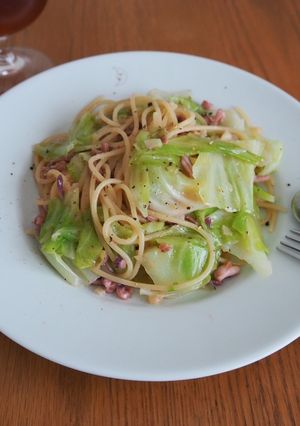 イカの塩辛ペペロンチーノ-レシピのメイン写真