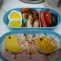 超簡単！かわいい鳥の弁当-レシピのメイン写真