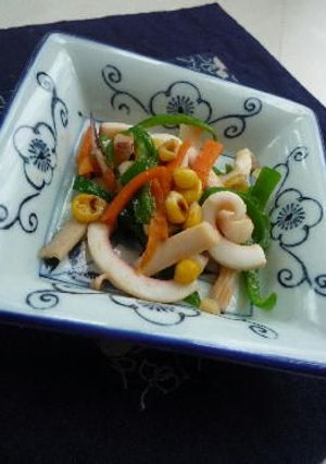 イカとピーマンの味噌炒め-レシピのメイン写真
