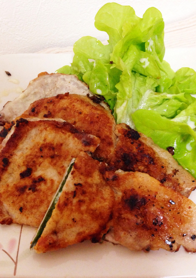 とろ～りチーズとシソの豚肉はさみ焼き-レシピのメイン写真