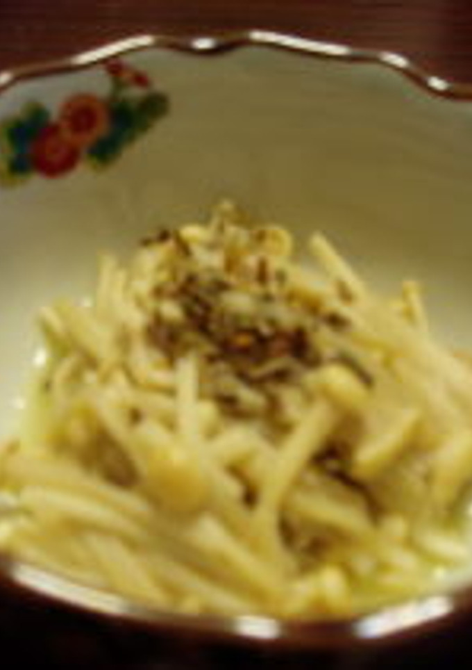 簡単！えのきのレンジバター蒸し-レシピのメイン写真