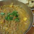 グリンピースとパニール のインドカレー