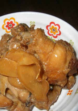 蜜蜂ビックリ！鶏手羽元のはちみつレモン煮-レシピのメイン写真