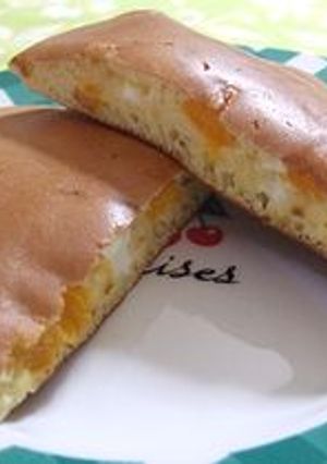 みかんとクリームチーズの❤ホットケーキ-レシピのメイン写真