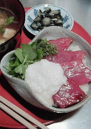 糠床の賜物　鮪のヅケと糠漬トロロの丼-レシピのメイン写真
