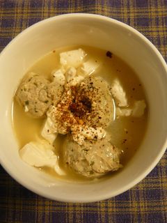 旬の鰯!つみれの中華風スープ♪-レシピのメイン写真